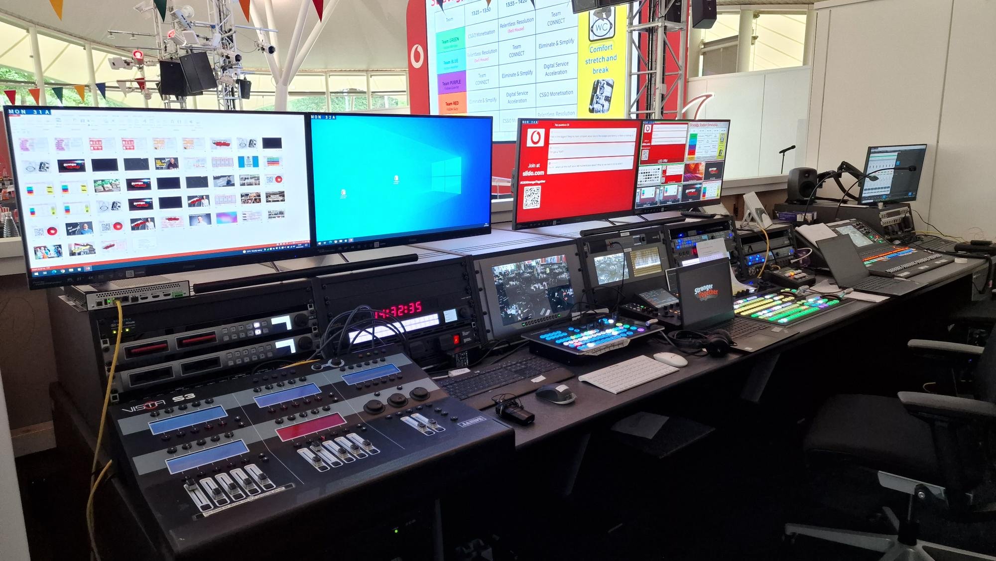 Kinly Vodafone event production