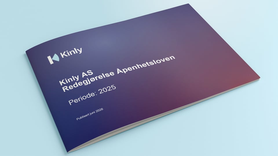 Kinly Redegjørelse Åpenhetsloven 2025