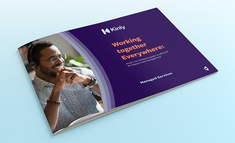 Kinly’s AV Support and Management Brochure