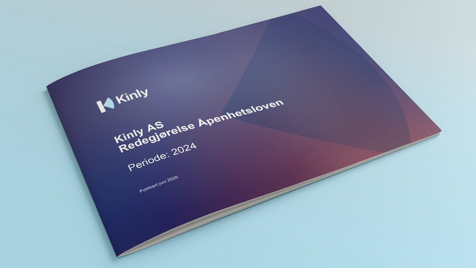 Kinly AS Redegjørelse Åpenhetsloven 2024
