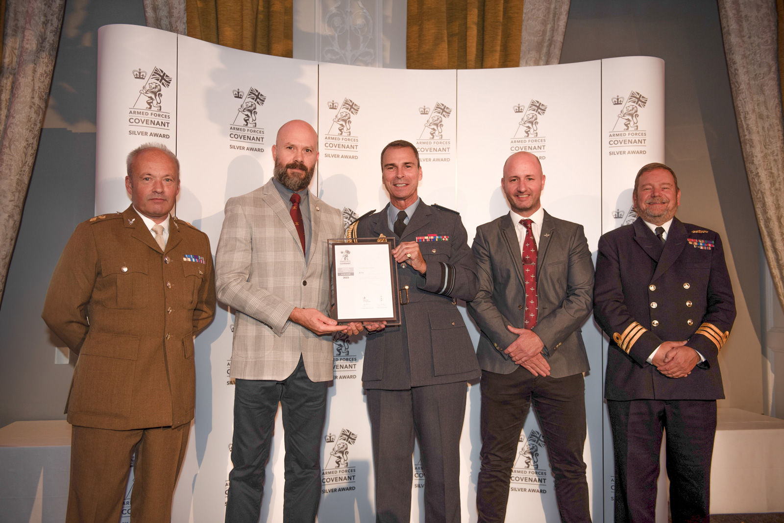 Armed Forces Covenant’s Silver Award 