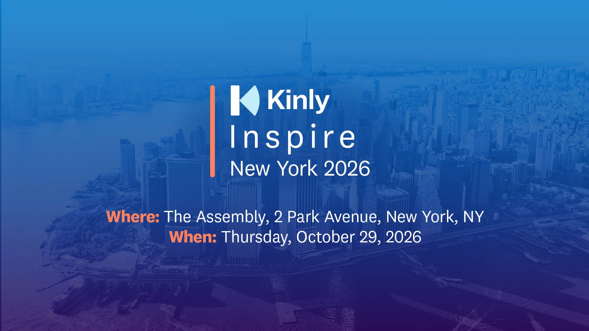 Kinly Inspire New York 2026