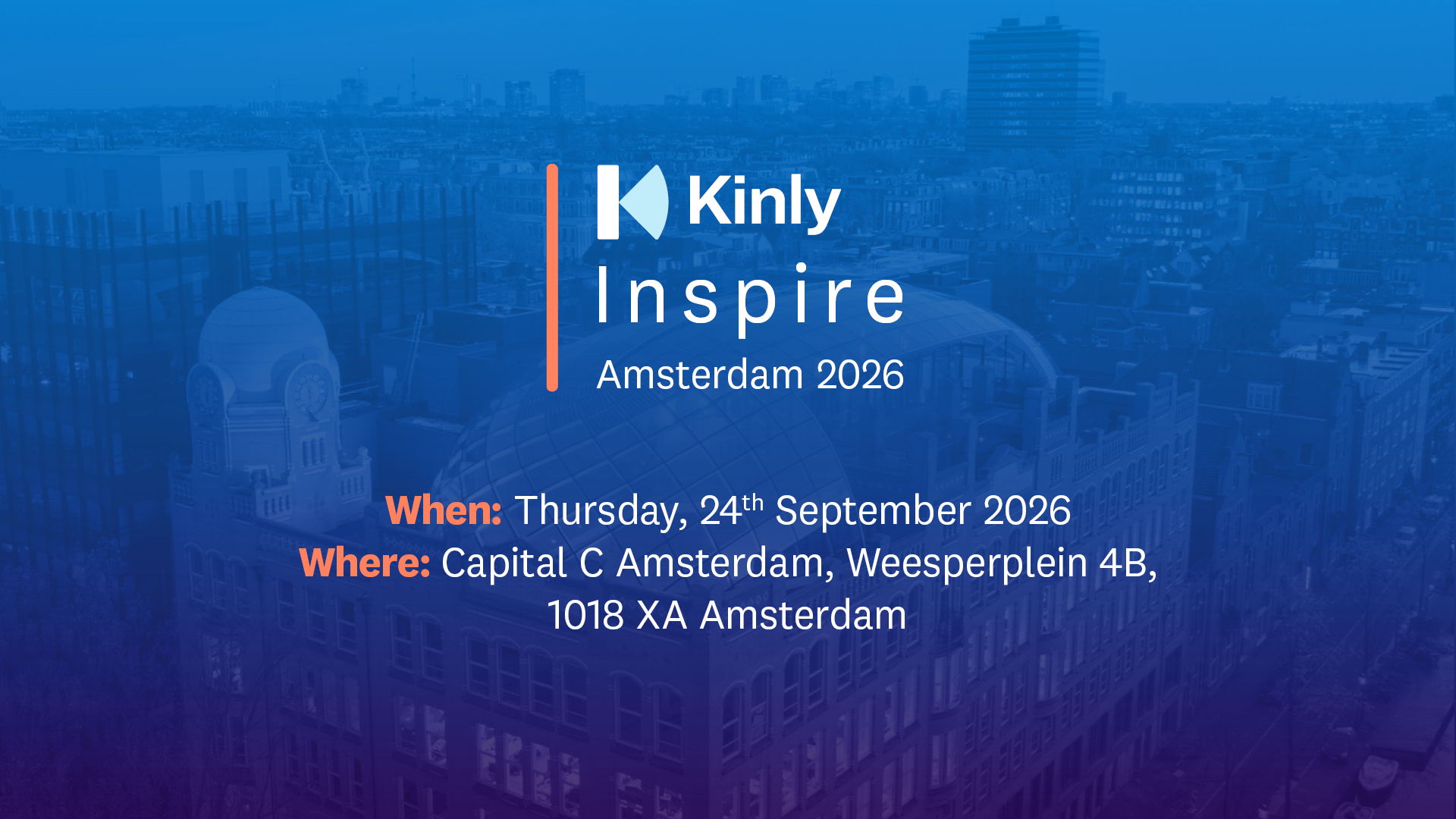 Kinly Inspire Amsterdam 2026
