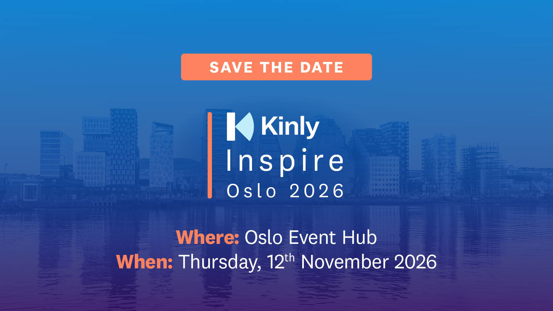 Kinly Inspire Oslo 2026