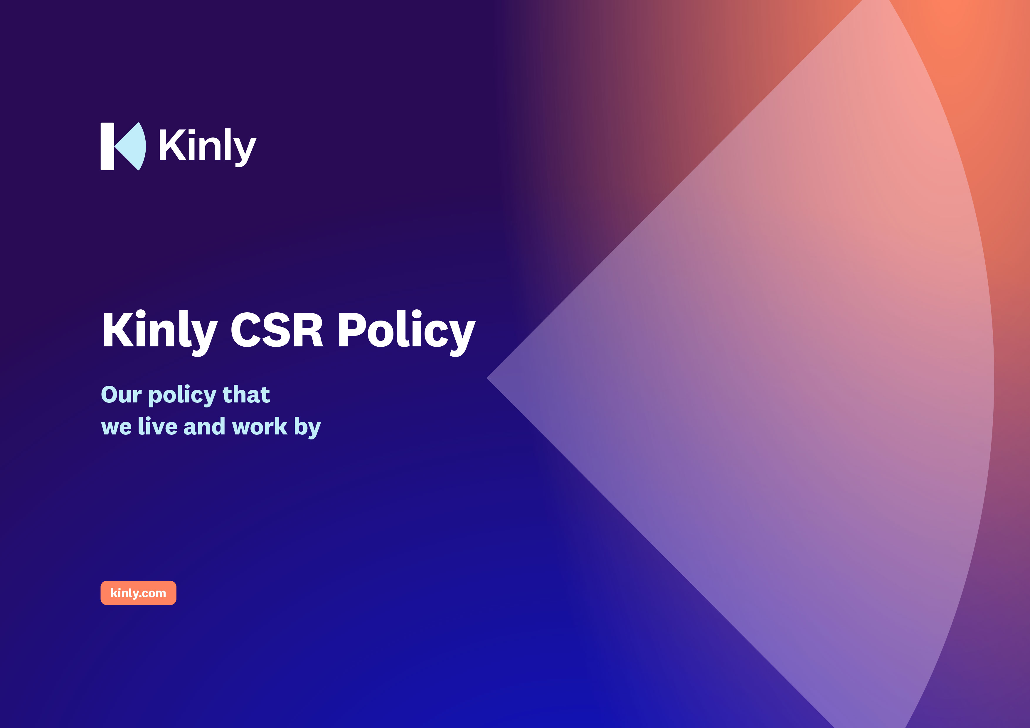 Kinly CSR Policy