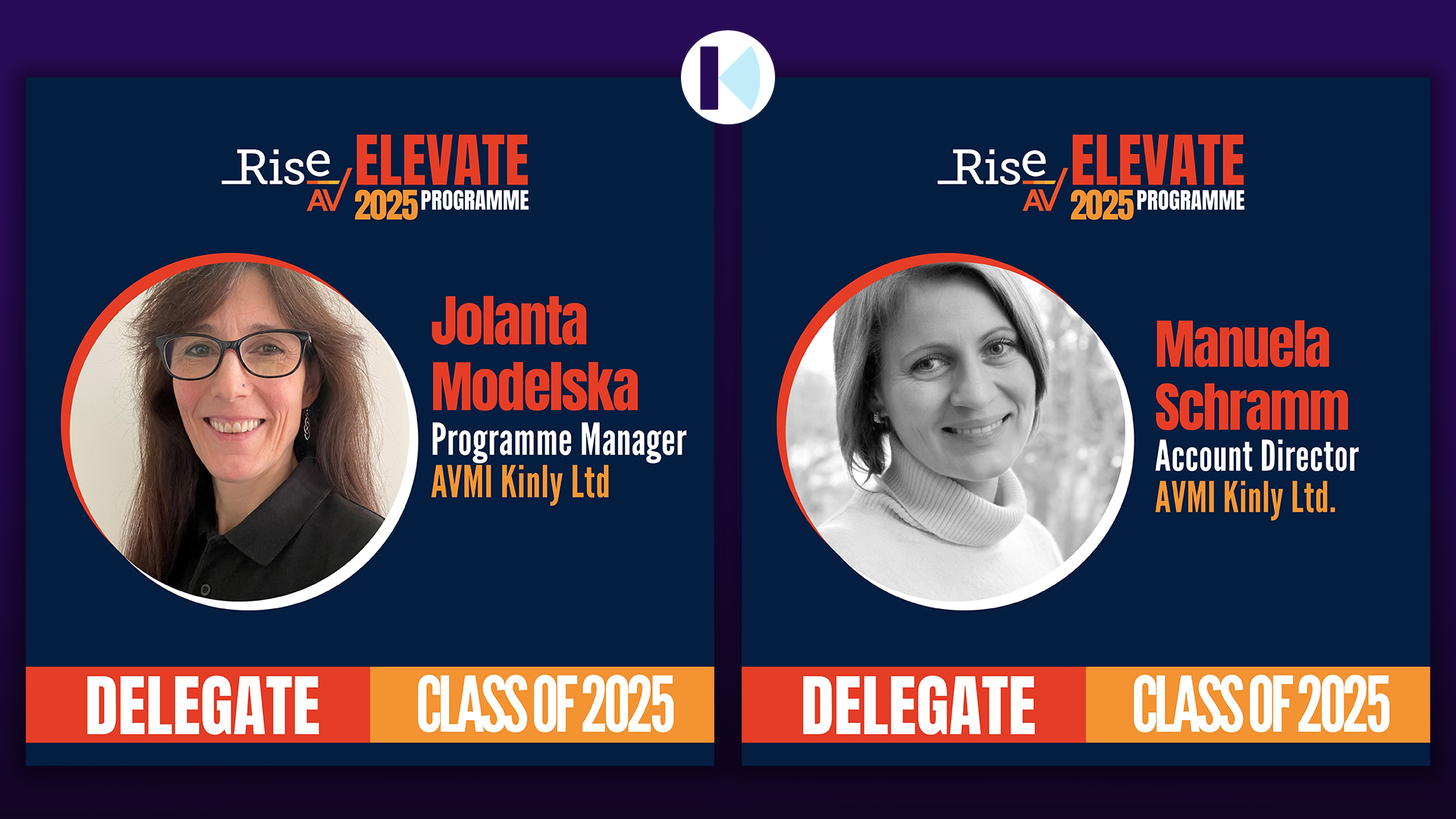 Jolanta Modelska, Programme Manager and Manuela Schramm, Global Account Director